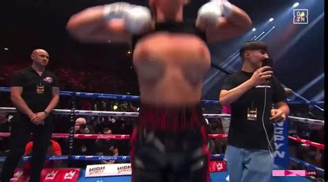 daniella hemsley celebration boobs|Boxing: Daniella Hemsley flashes crowd after Kingpyn Boxing